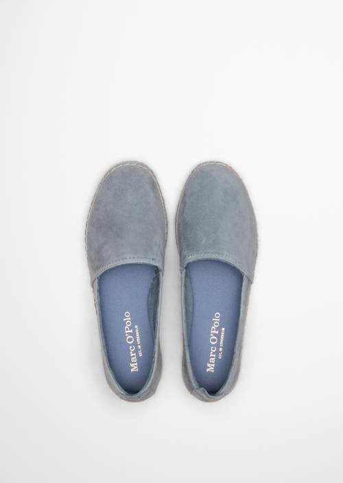 Sandalia alpargata modelo Gem Light Blue en vista superior