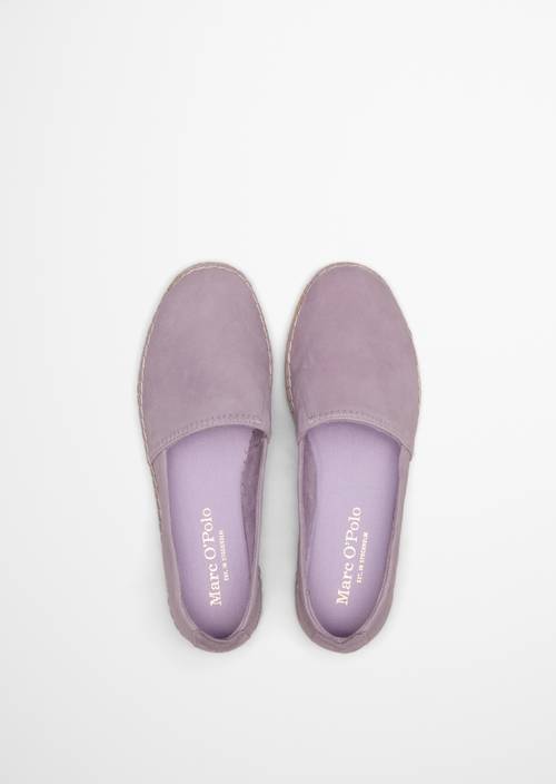 Sandalia alpargata modelo Gem Dusty Lavender en vista superior