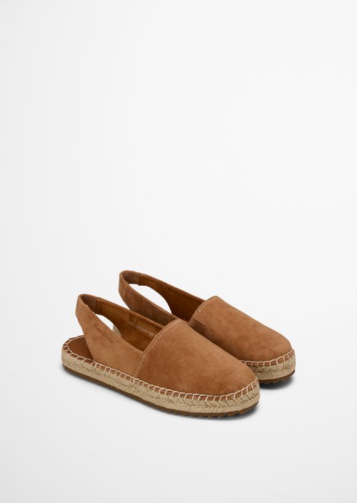 Slingback espadrilles model Gem — Cognac