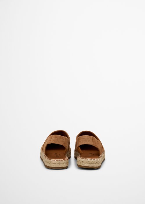 Slingback espadrilles model Gem — Cognac
