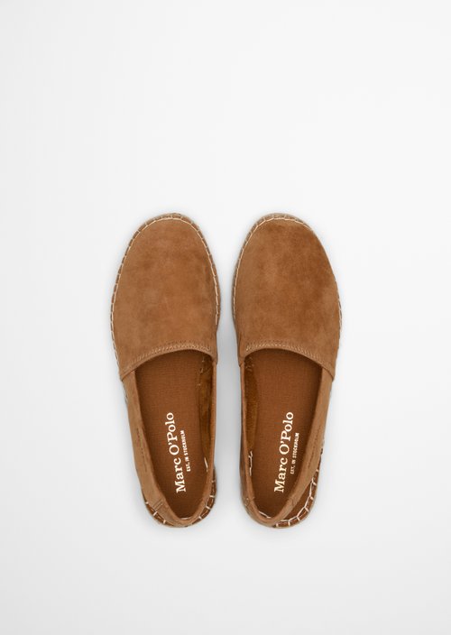 Slingback espadrilles model Gem — Cognac