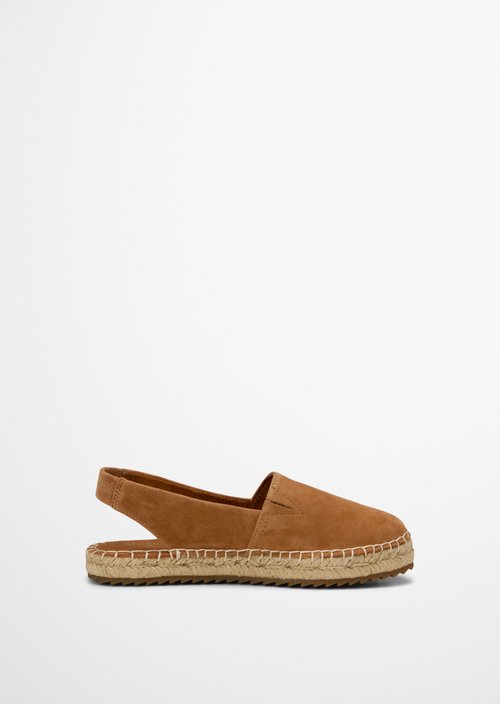 Slingback espadrilles model Gem — Cognac