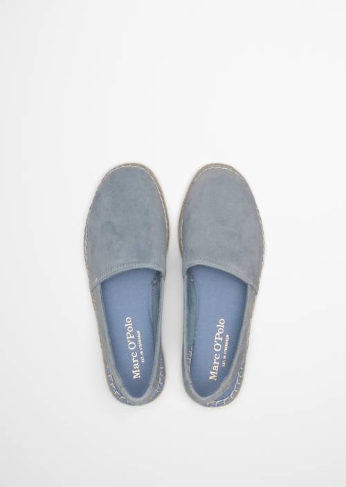 Slingback espadrilles model Gem Light Blue in bovenaanzicht
