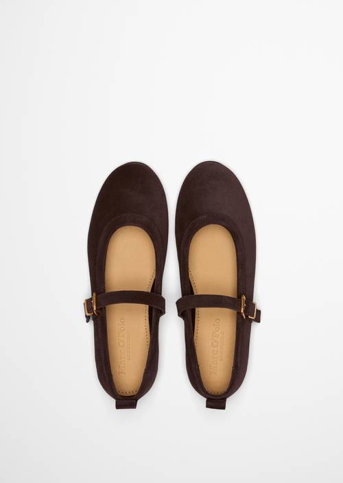 Ballerina model Gina Burnt Coffee in top view