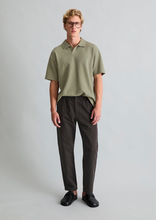 Relaxed polo shirt — Chalky Sage