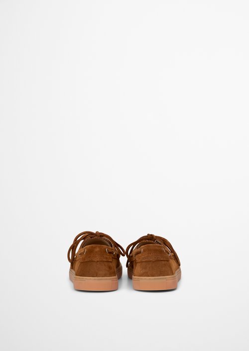 Boat shoe model Kara — Cognac