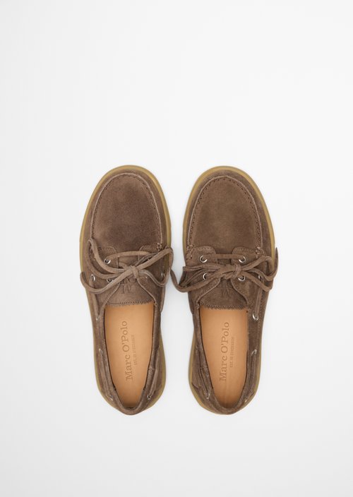 Boat shoe model Kara — Faded Brown
