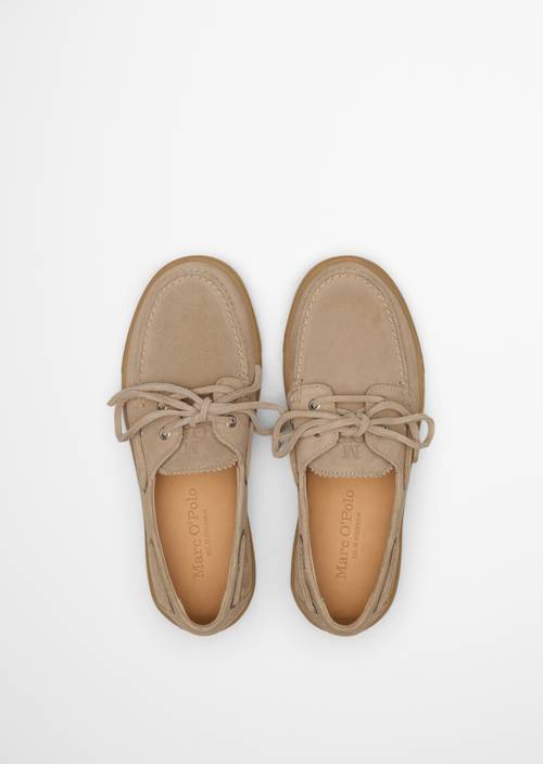 Bootsschuh Model Kara Dusty Sand in Ansicht von oben