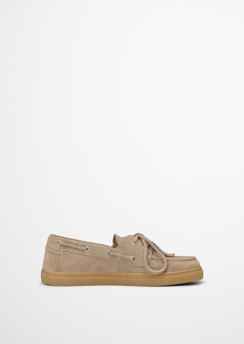 Boat shoe model Kara — Dusty Sand