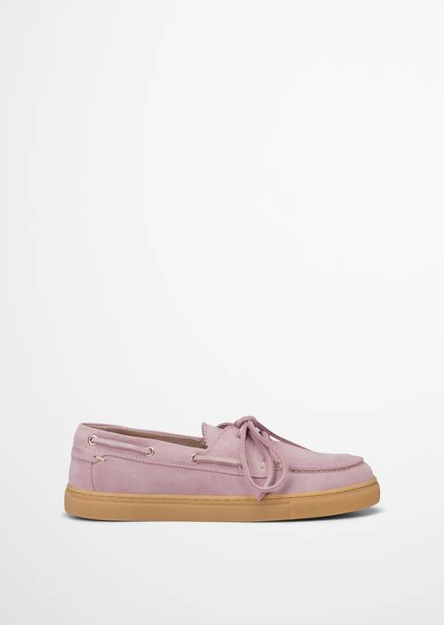 Bootsschuh Model Kara Misty Rose Ansicht rechter Schuh von außen