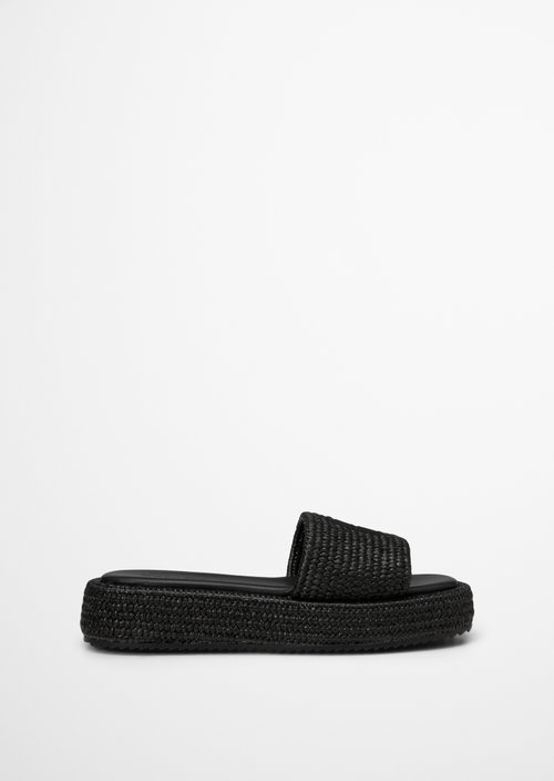 Platform slides model Larissa — Black