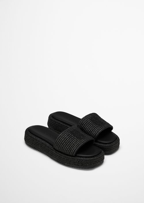 Platform slides model Larissa — Black
