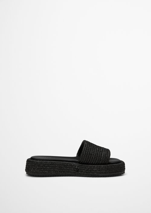 Platform slides model Larissa — Black
