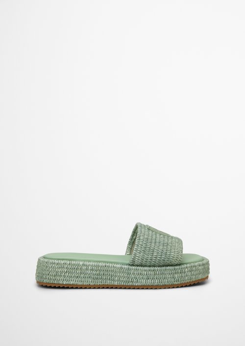 Platform slides model Larissa — Calm Sage