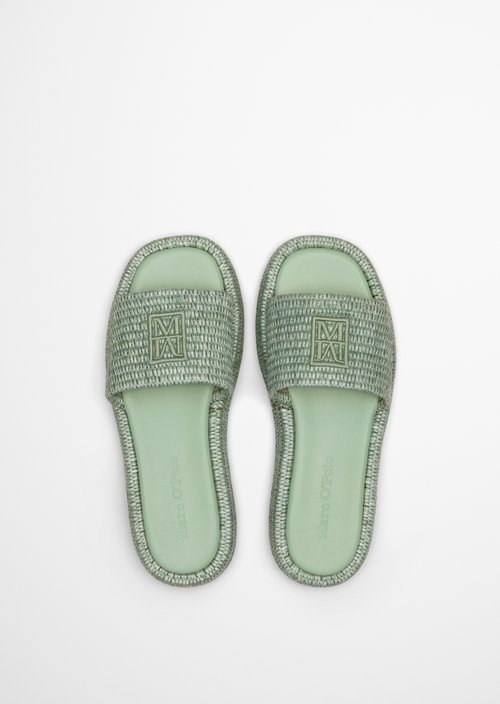 Platform slides model Larissa — Calm Sage