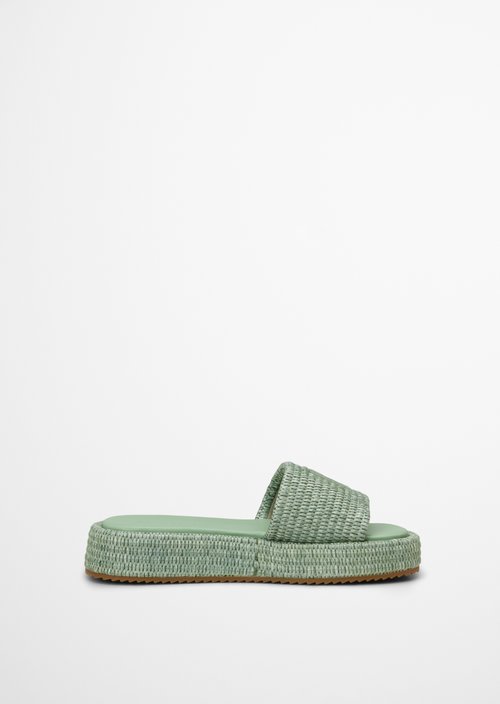 Platform slides model Larissa — Calm Sage