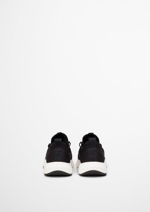 Knitted sneaker model Leila — Black