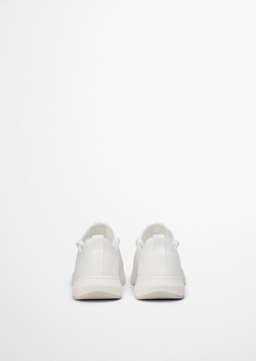 Knitted sneaker model Leila — White