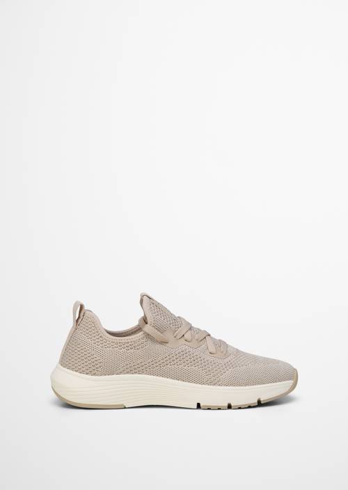 Knitted sneaker model Leila Sand Melange right shoe outer view