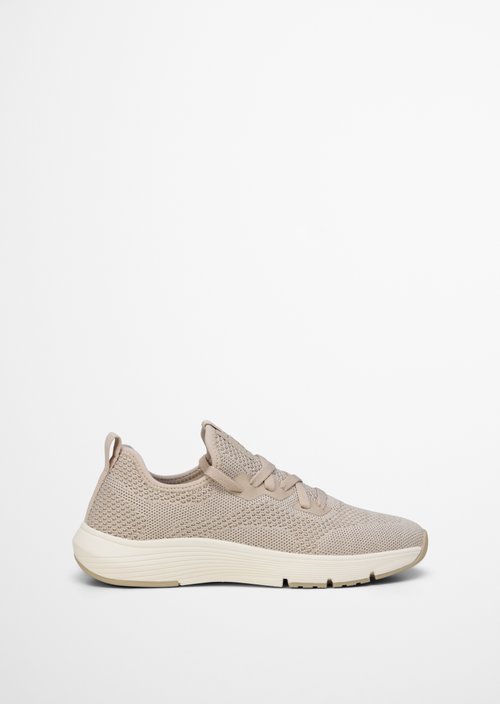 Knitted sneaker model Leila — Sand Melange