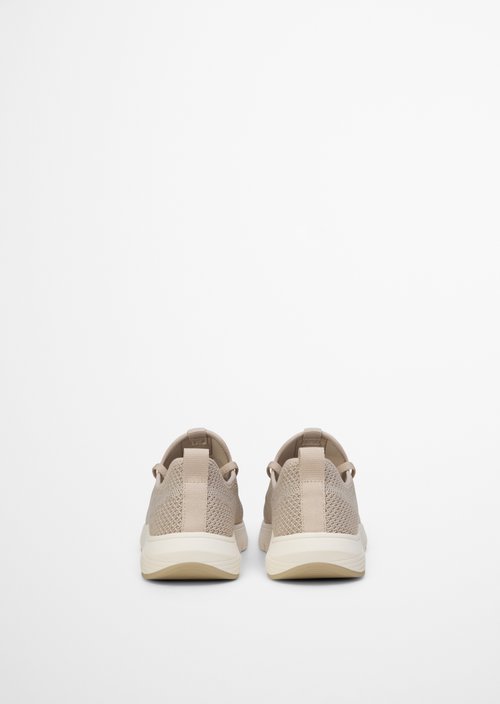 Knitted sneaker model Leila — Sand Melange