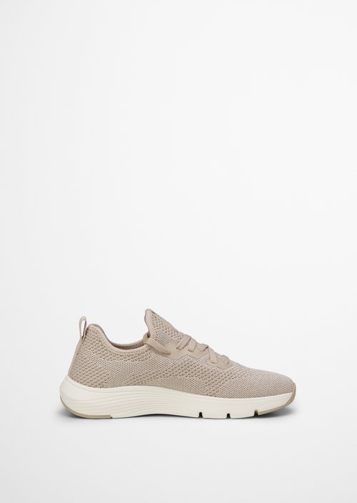 Knitted sneaker model Leila — Sand Melange