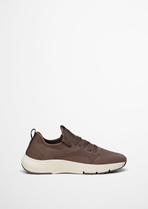 Knitted sneaker model Leila — Dark Nickle