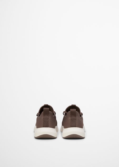 Knitted sneaker model Leila — Dark Nickle