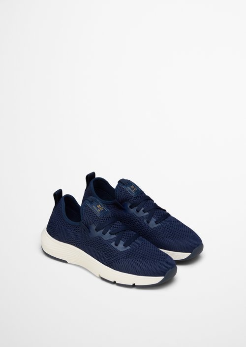Knitted sneaker model Leila — True Navy