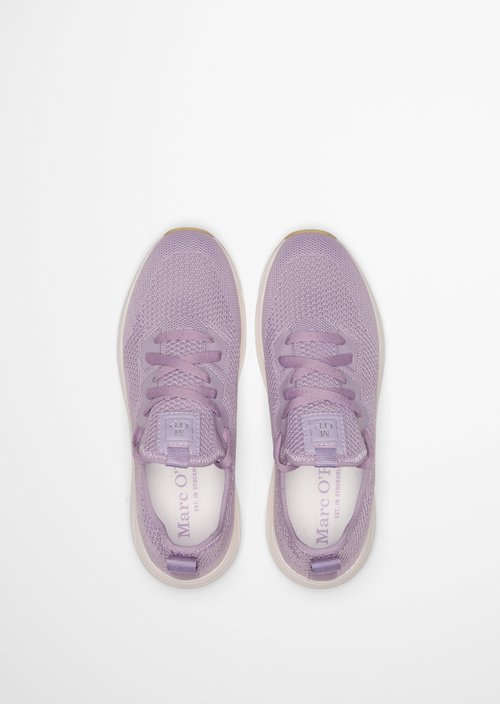 Knitted sneaker model Leila — Dusty Lavender