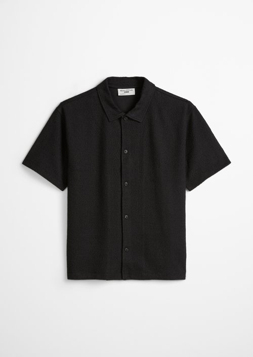 Relaxed jersey shirt — Black