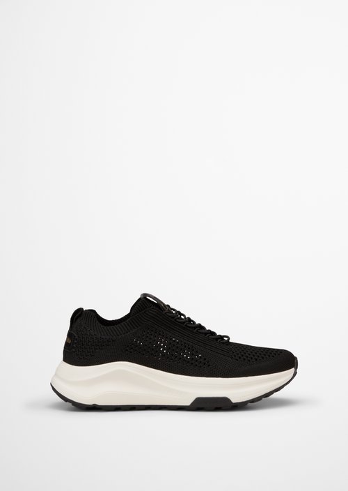 Knitted sneaker model Liv — Black