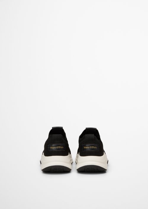 Knitted sneaker model Liv — Black