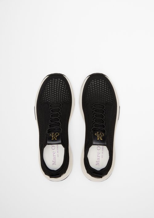 Knitted sneaker model Liv — Black
