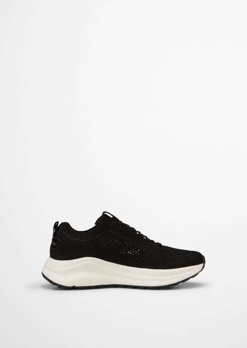 Knitted sneaker model Liv — Black