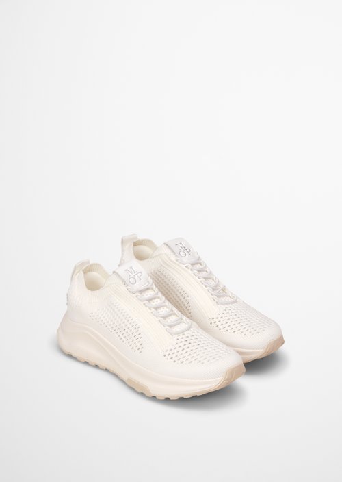 Knitted sneaker model Liv — MO'P Offwhite