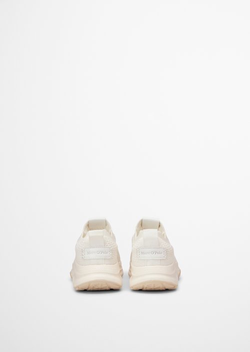 Knitted sneaker model Liv — MO'P Offwhite