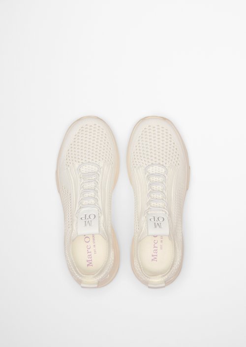 Knitted sneaker model Liv — MO'P Offwhite