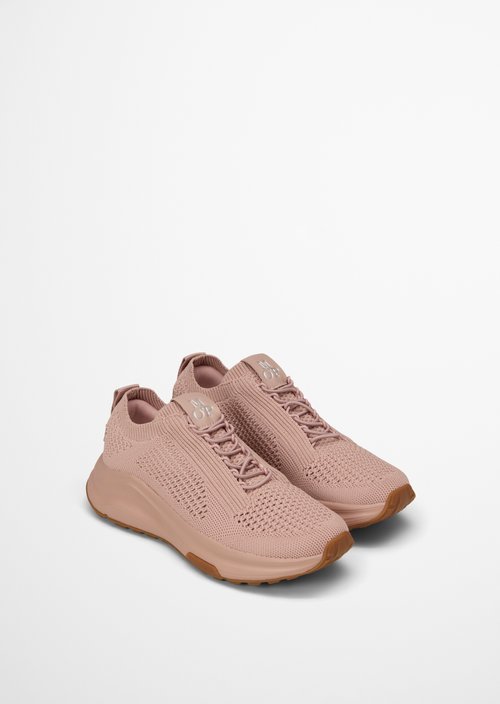 Knitted sneaker model Liv — Nude