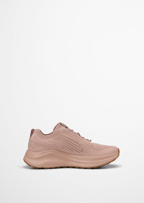 Knitted sneaker model Liv — Nude