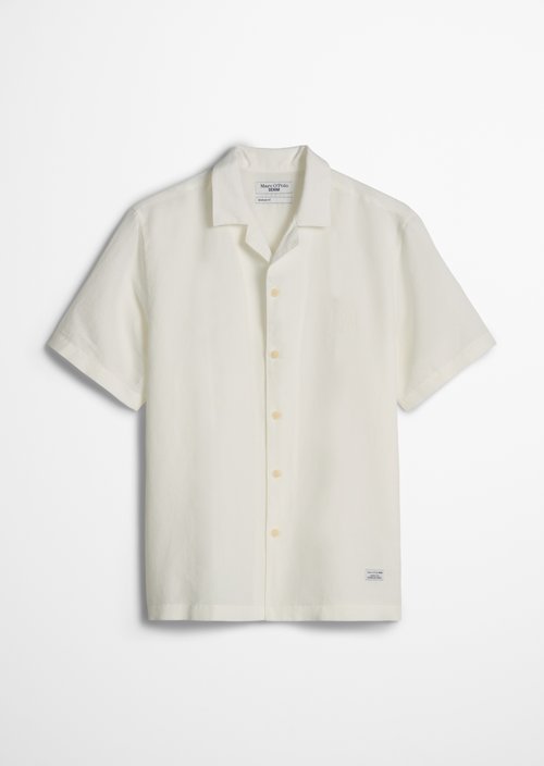 Crayfish Capsule Short-Sleeve Shirt — Silky White