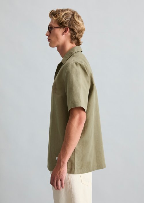 Crayfish Capsule Short-Sleeve Shirt — Chalky Sage