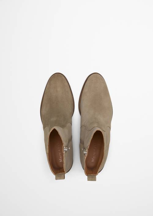 Bottines Modèle Marcia Dark Earth en vue de dessus