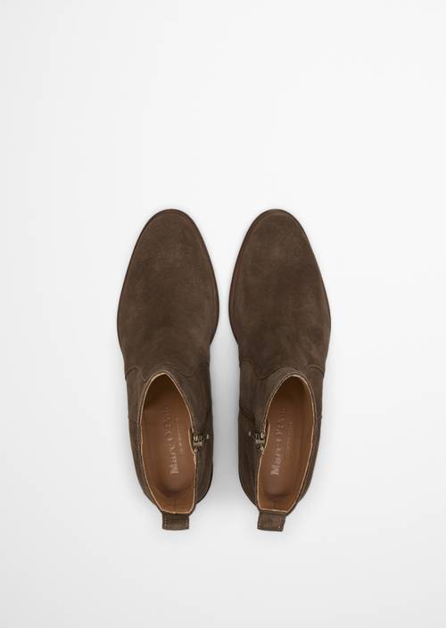 Bottines Modèle Marcia Faded Brown en vue de dessus