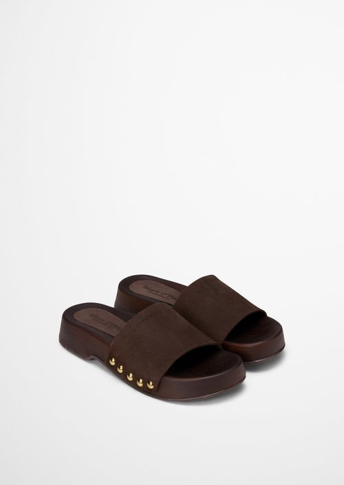 Mule model Mary — Burnt Coffee