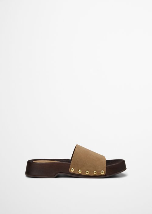 Mule model Mary — Faded Brown