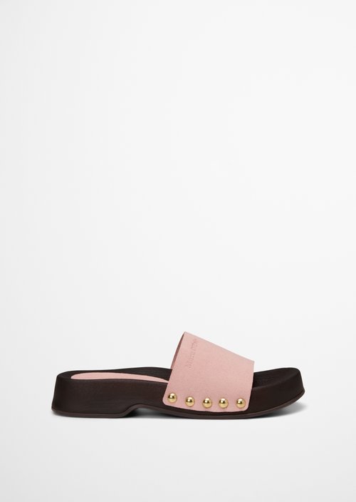 Mule model Mary — Dried Rose