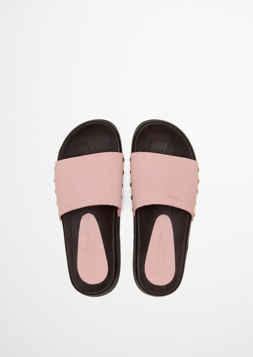 Mule model Mary — Dried Rose