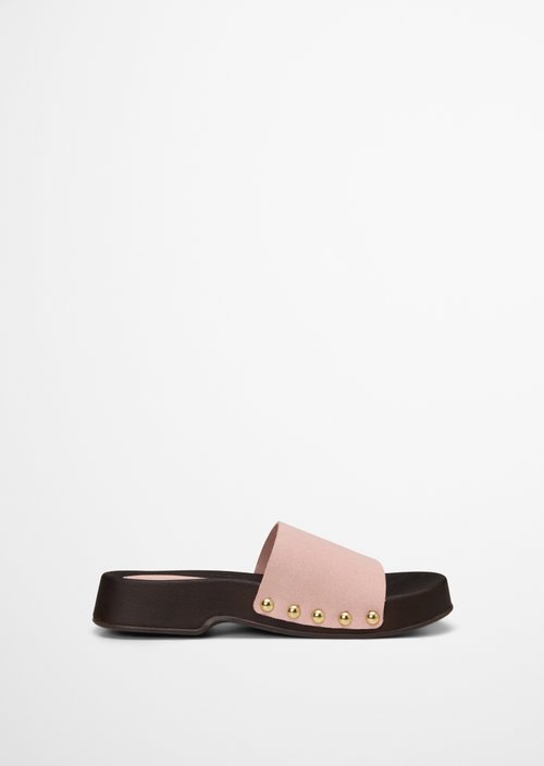 Mule model Mary — Dried Rose