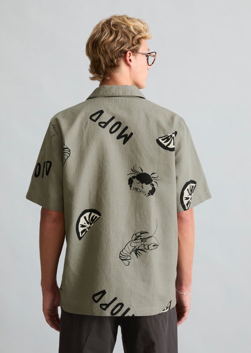 Crayfish Capsule Short-Sleeve Shirt — Light Green
